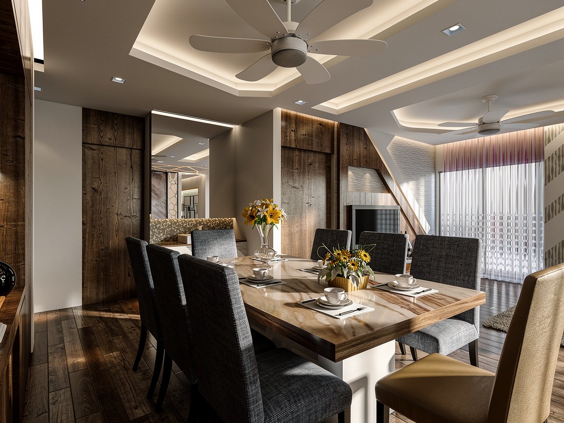 Premium Residence at Bashundhara - Interior Detail View 3