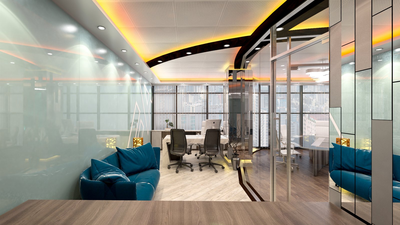 Compact Luxury Office - Interior Detail View 3