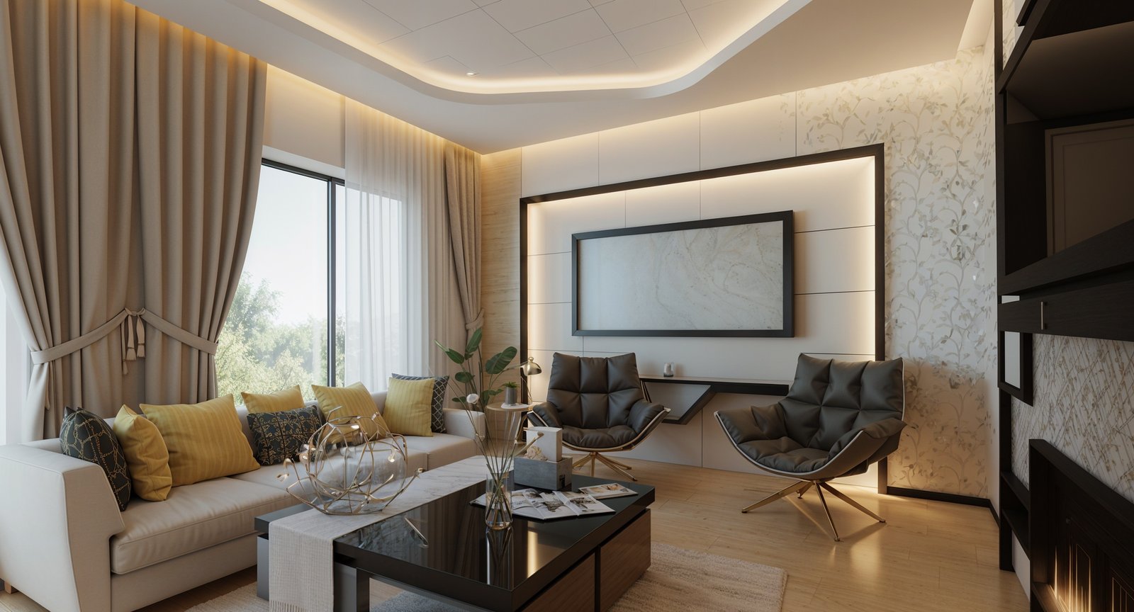 Premium Residence at Bashundhara in Dhaka, Bangladesh - Interior Design by Creative Cube