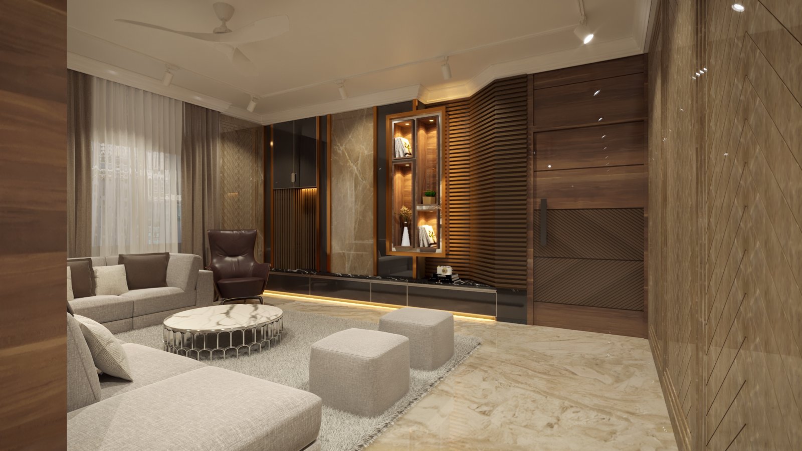 Residence at United City in Dhaka, Bangladesh - Interior Design by Creative Cube