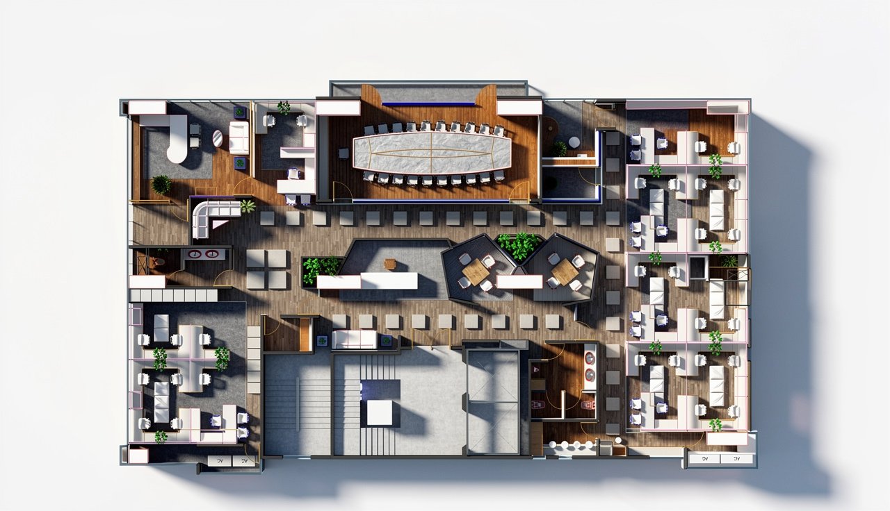 Office Space at Gulshan 2 - Interior Detail View 10