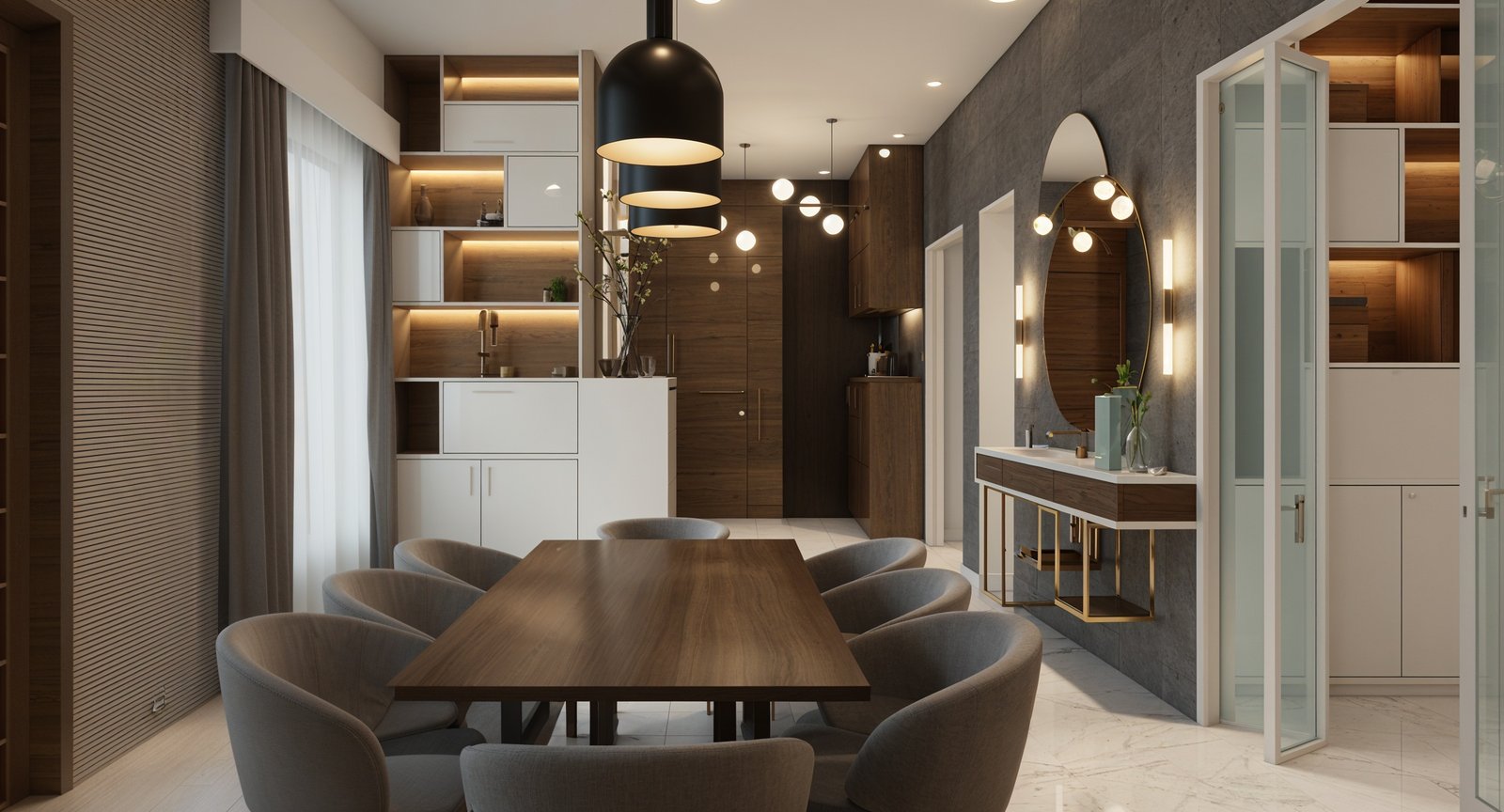 Residence at Mohammadpur - 1 - Interior Detail View 6