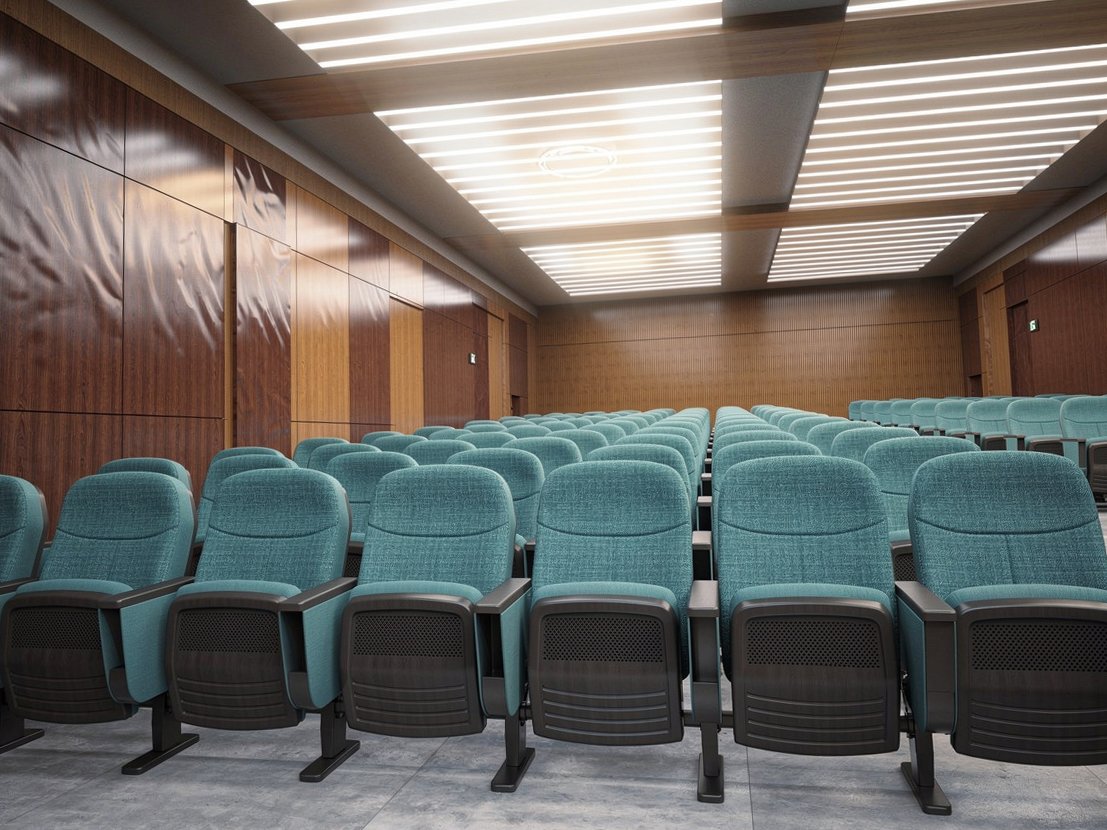 Auditorium Design at Mirpur - Interior Detail View 2