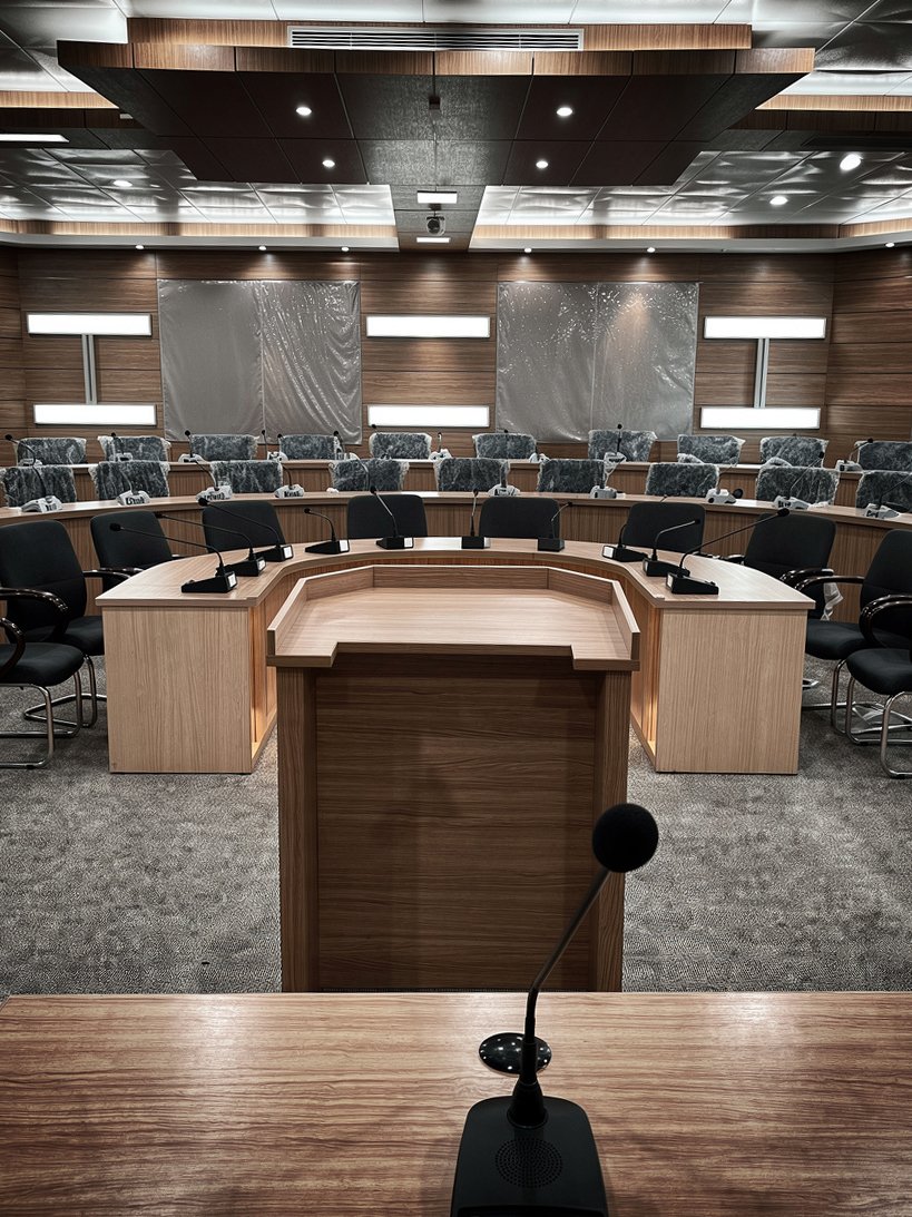 Auditorium Design at Mirpur - Interior Detail View 3