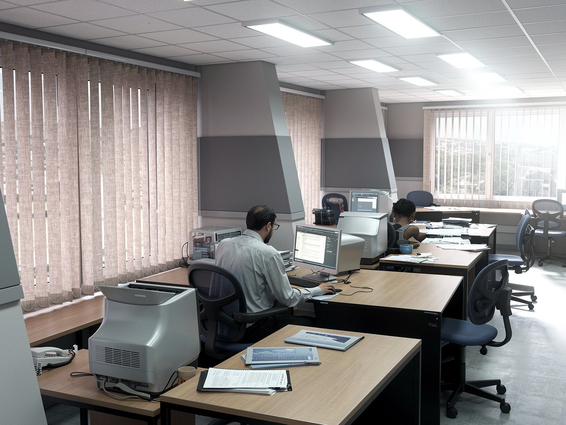 Office Interior at Panthapath - Interior Detail View 2
