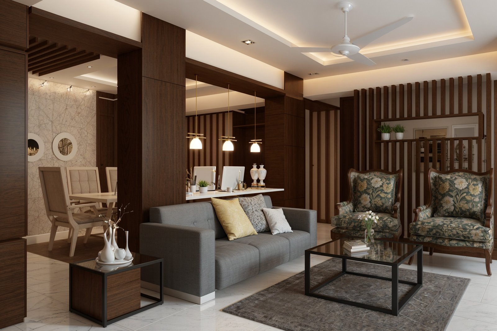 Residence at Rajabazar in Dhaka, Bangladesh - Interior Design by Creative Cube