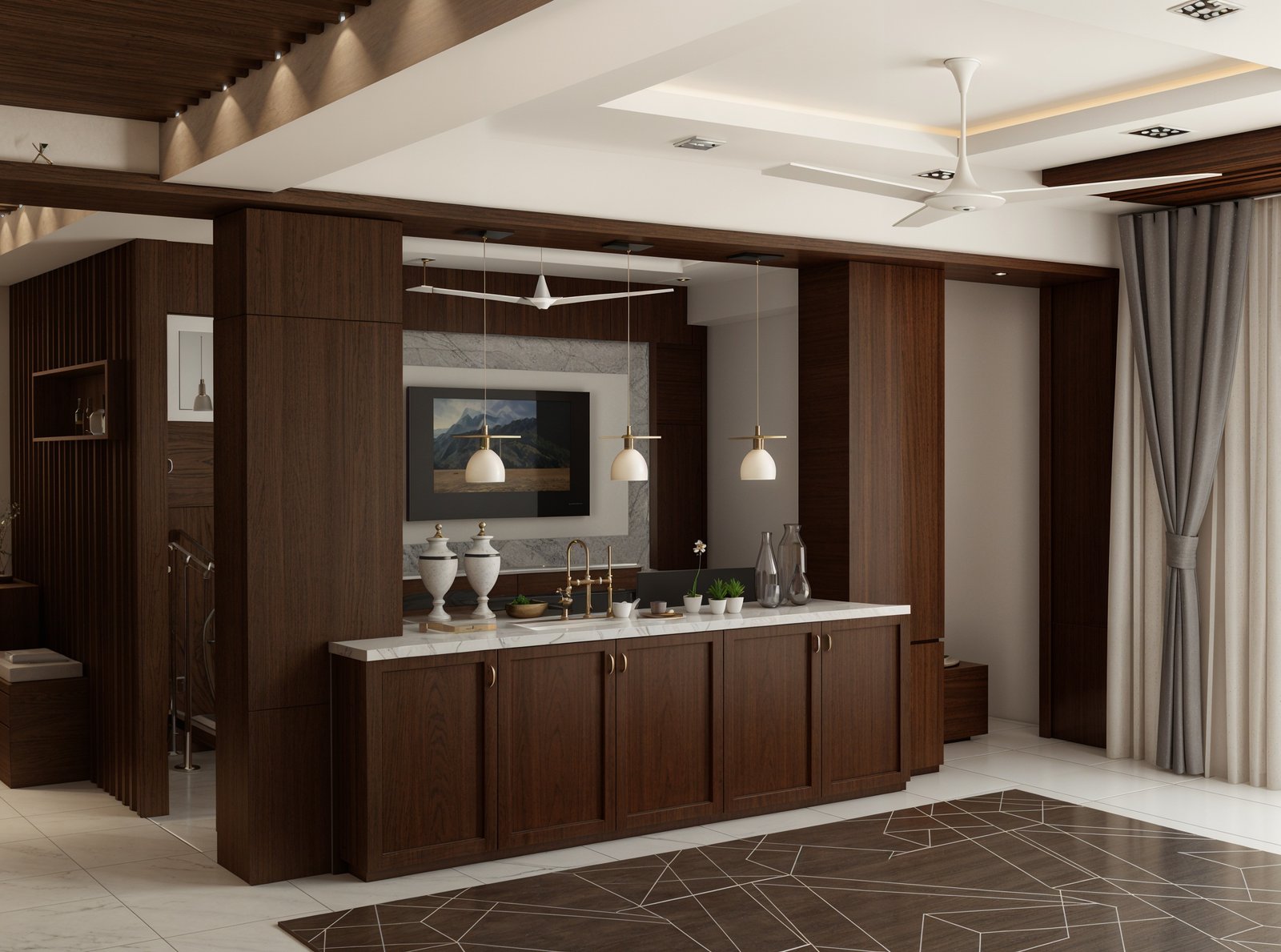 Residence at Rajabazar - Interior Detail View 4