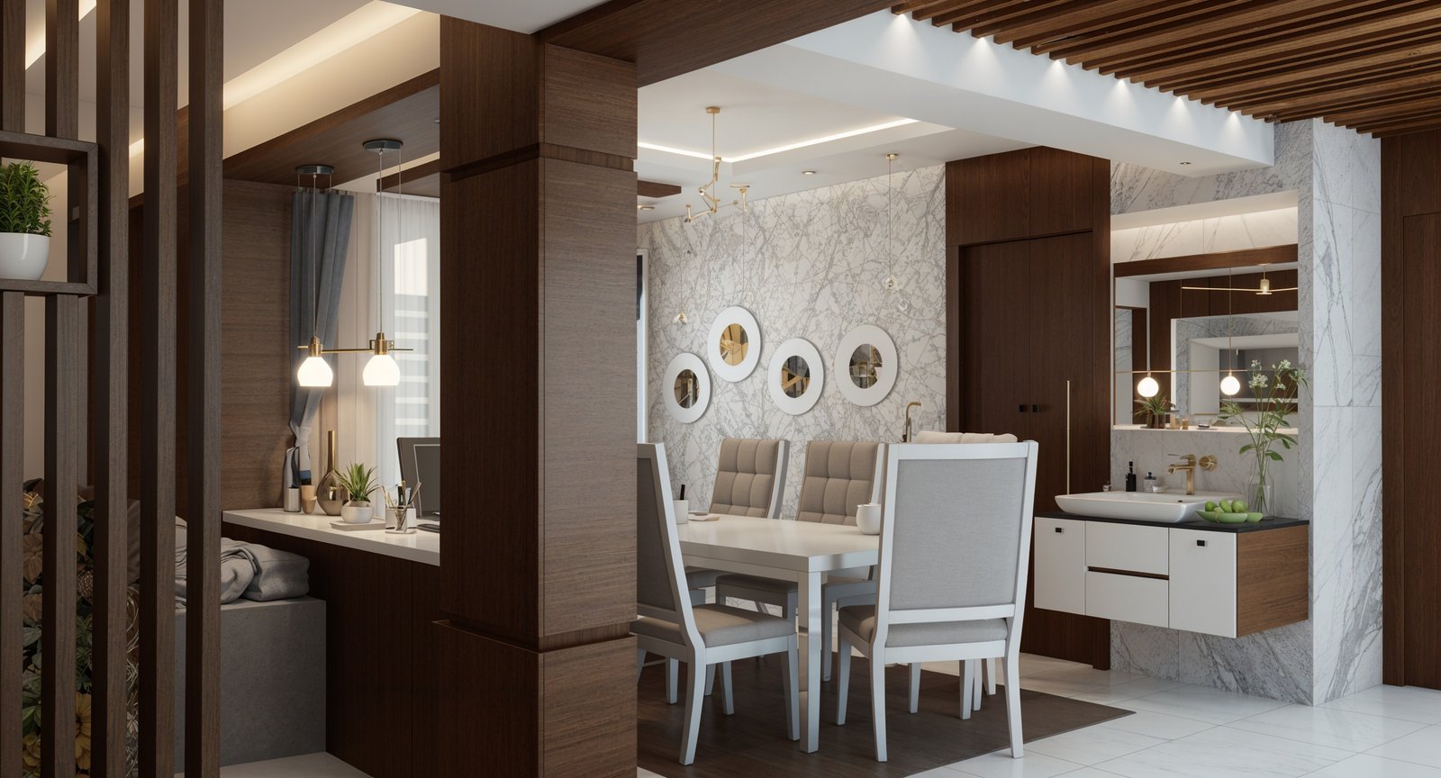 Residence at Rajabazar - Interior Detail View 5
