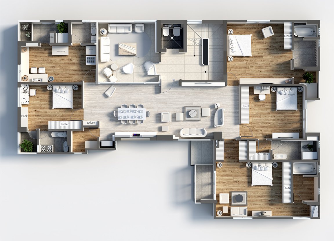 Residence at Mohammadpur - 2 - Interior Detail View 12