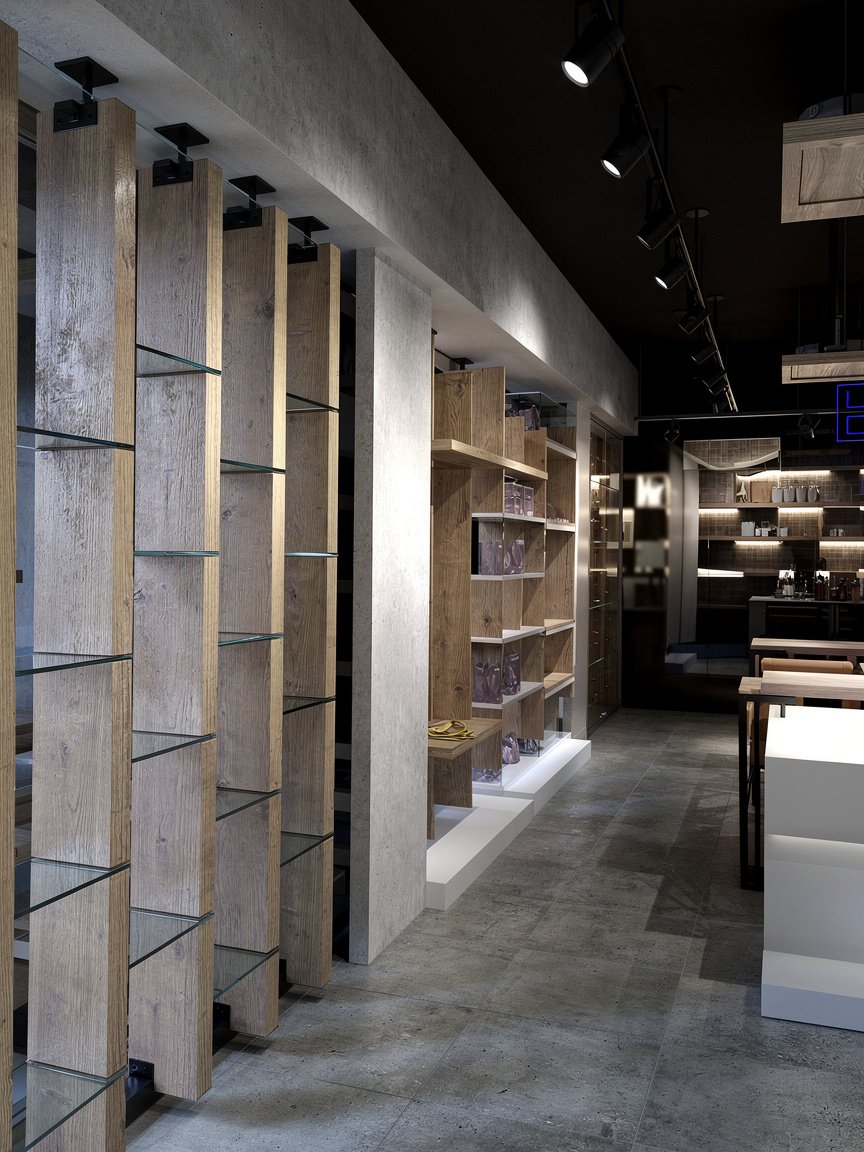 Outlet Interior at Banani 11 - Interior Detail View 2