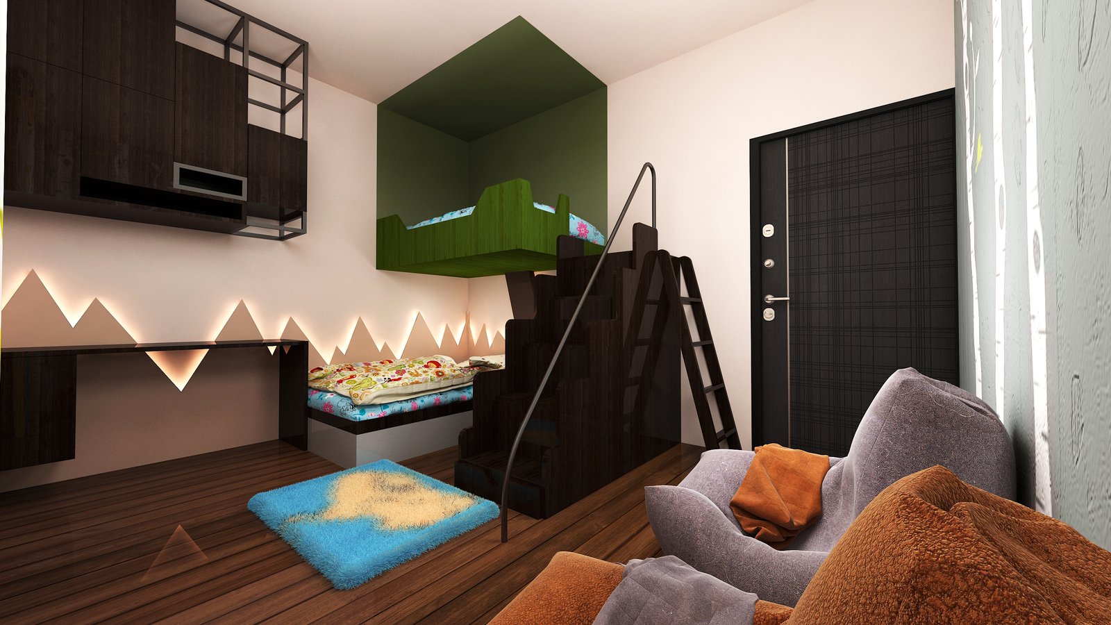 Residence at Green Road - Interior Detail View 4