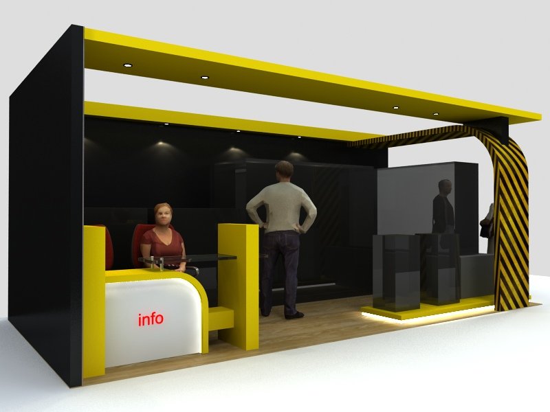Stall - Interior Detail View 8