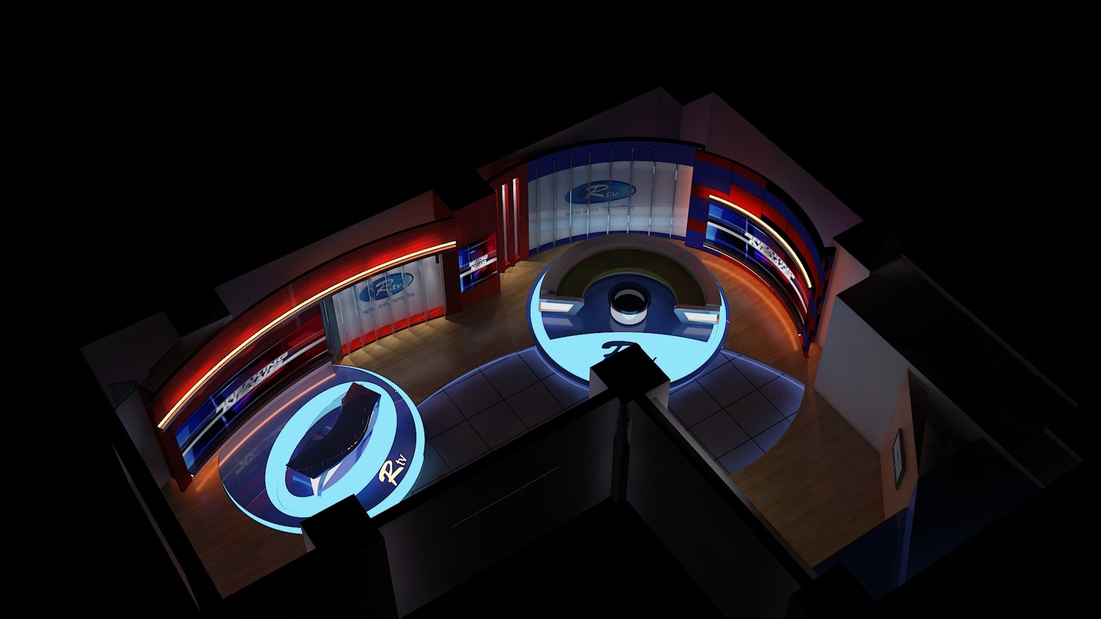 TV Station at Kawranbazar in Dhaka, Bangladesh - Interior Design by Creative Cube