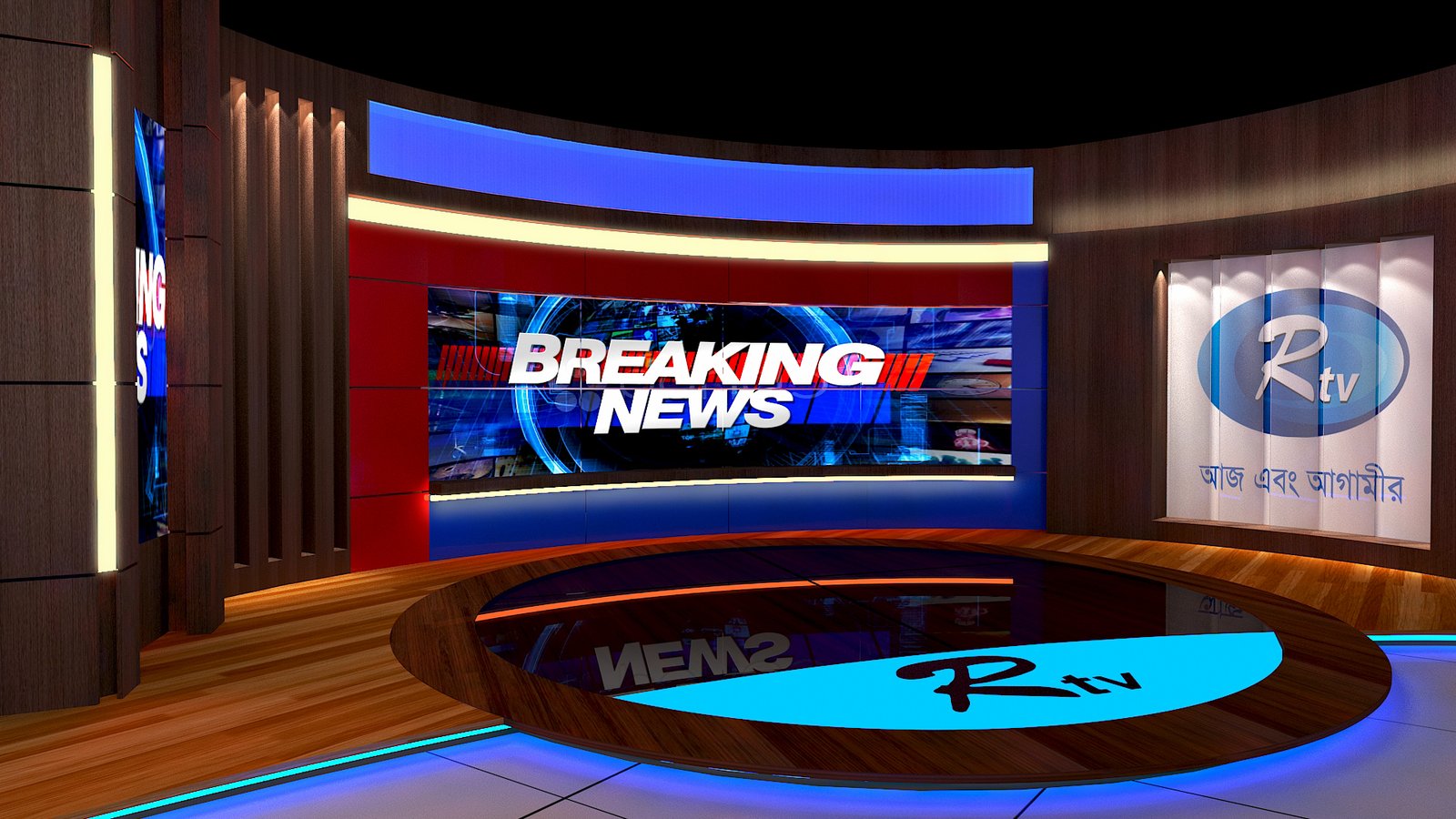 TV Station at Kawranbazar - Interior Detail View 3